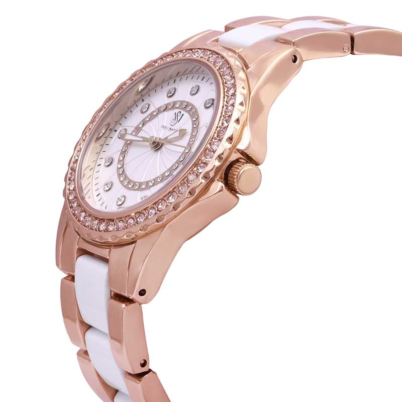 Tini Round Two Tone Radiance Rose Gold Wrist Watch
