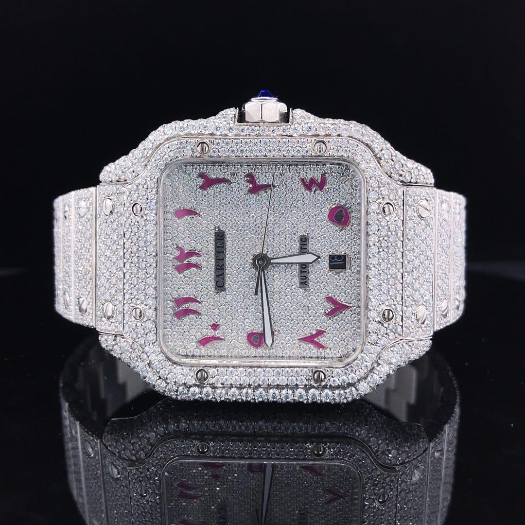 Lustrous Diamond Charm Watch