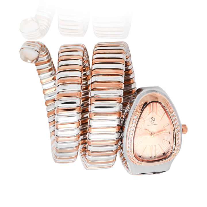 Snake Crystal Mystic Silver Gold Analog