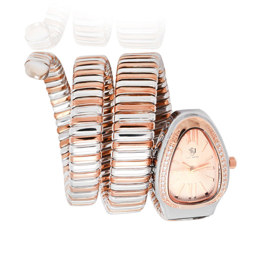 Snake Crystal Mystic Silver Gold Analog