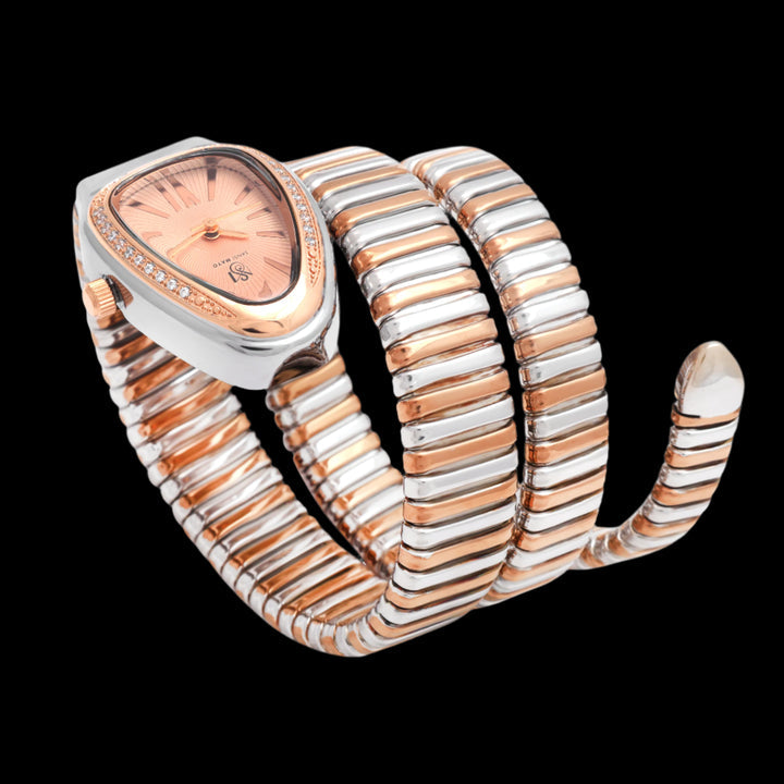 Snake Crystal Mystic Silver Gold Analog