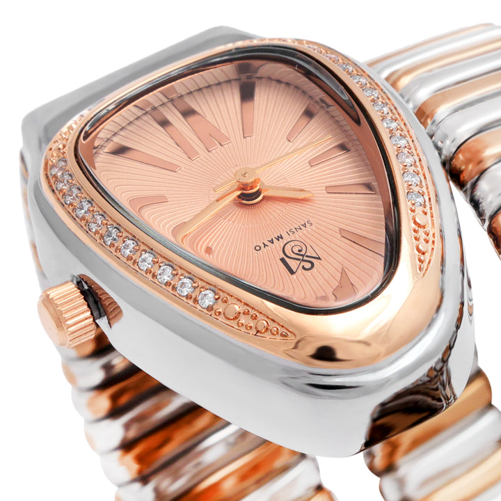 Snake Crystal Mystic Silver Gold Analog