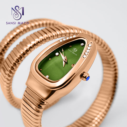 Snake Stone Green Analog