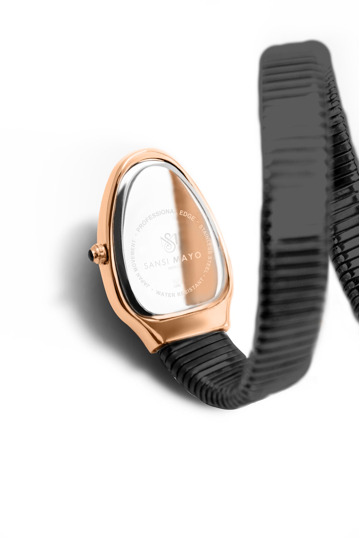 Snake Stone Blue Onyx Analog