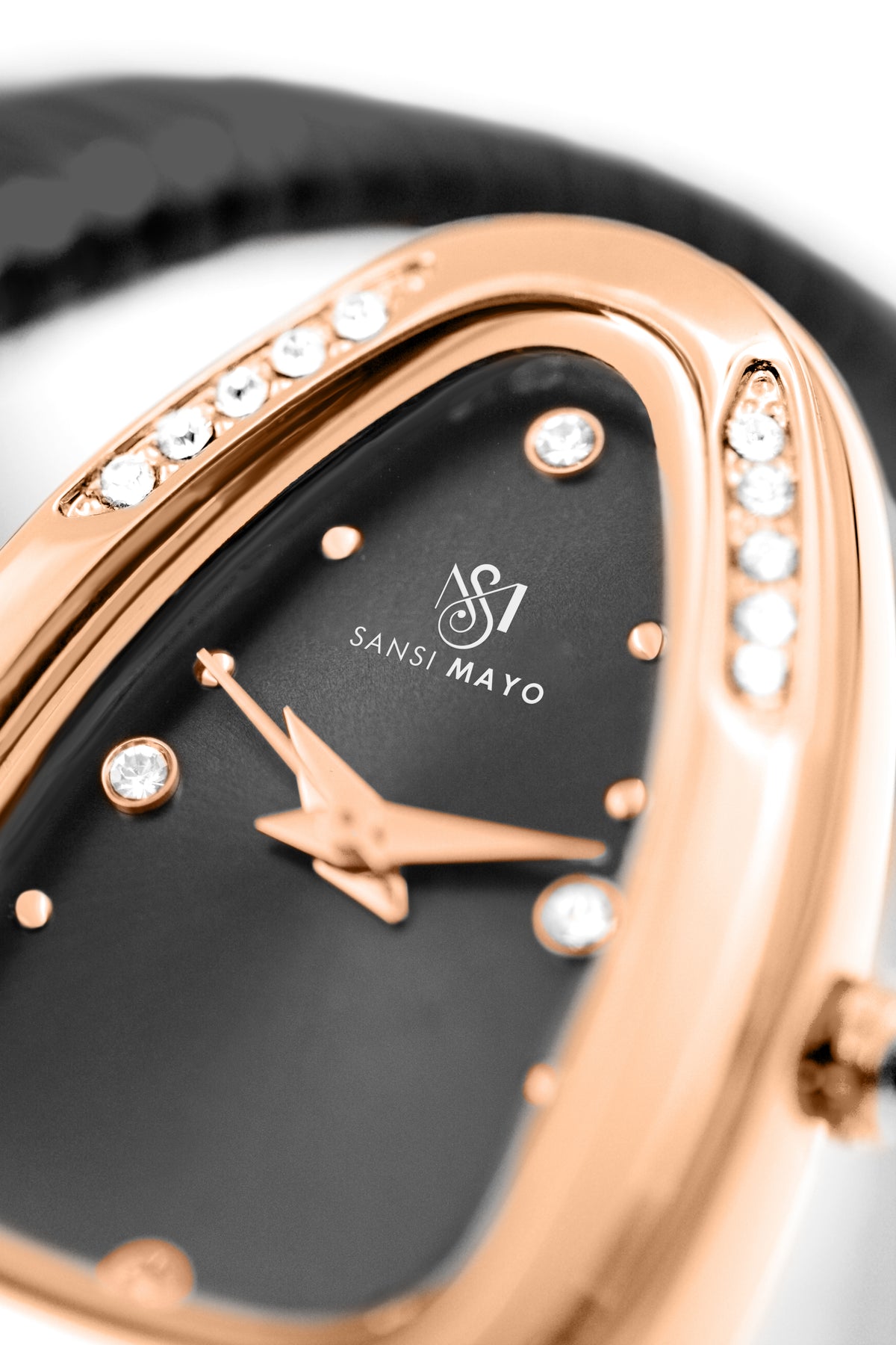 Snake Stone Blue Onyx Analog