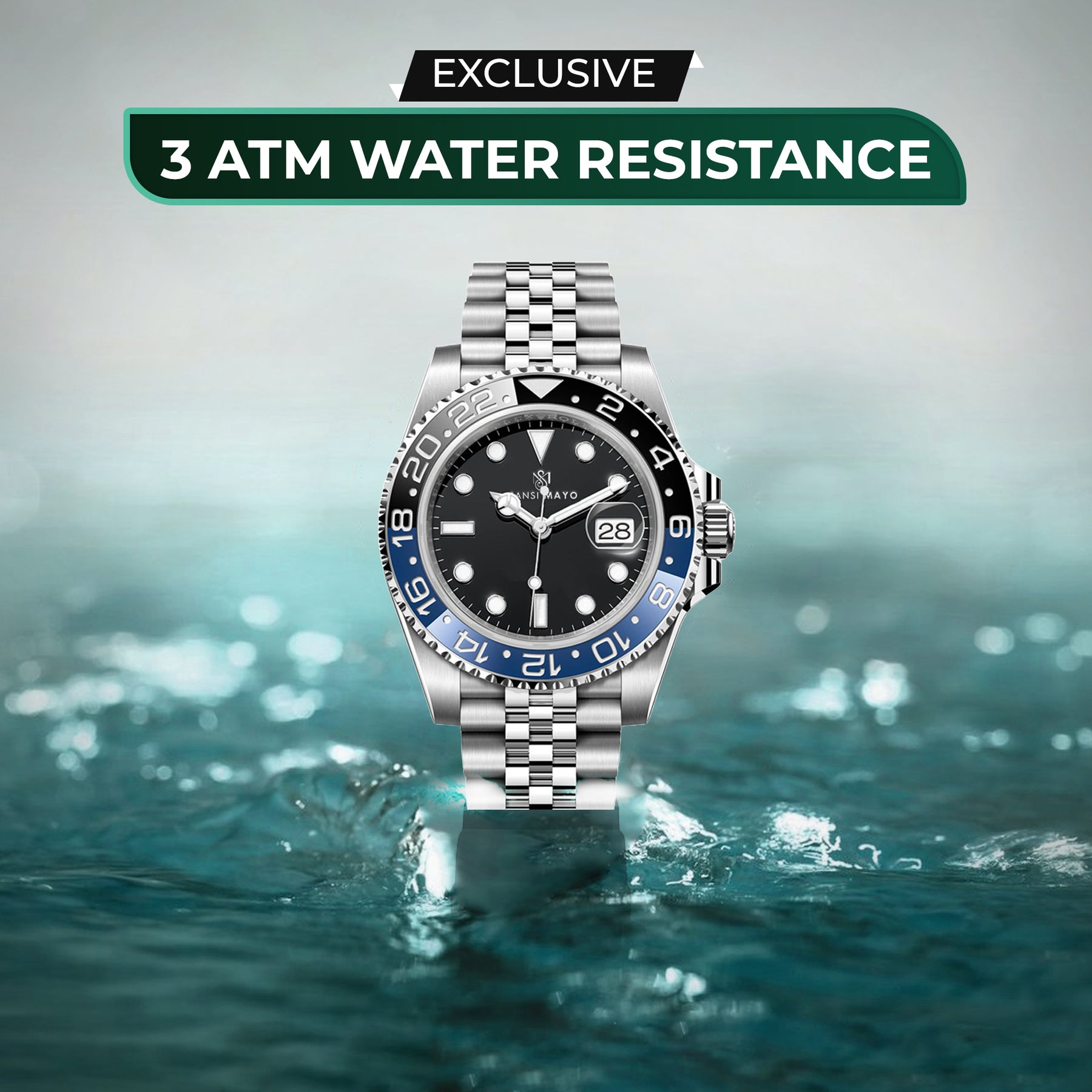 Dinos Midnight Silver Analog