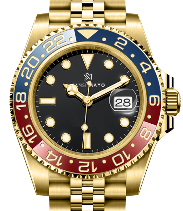 Dinos Gold Steel Analog