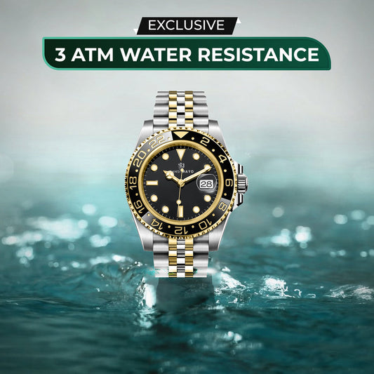 Dinos Black Silver Steel Analog