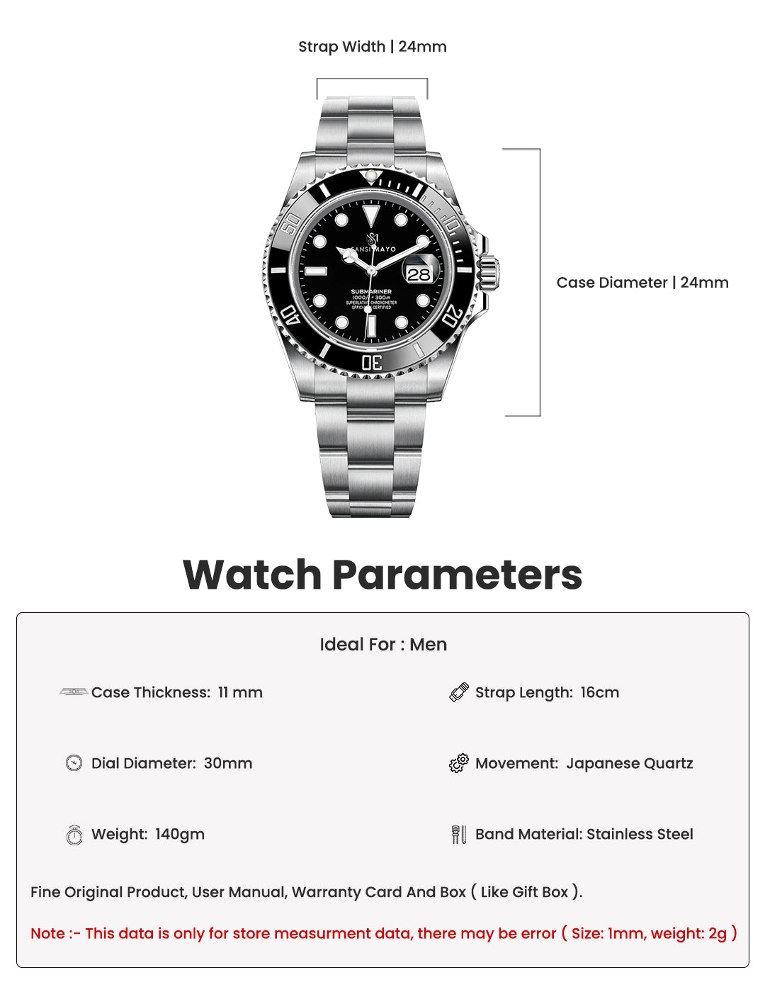 Zoro Onyx Black Analog